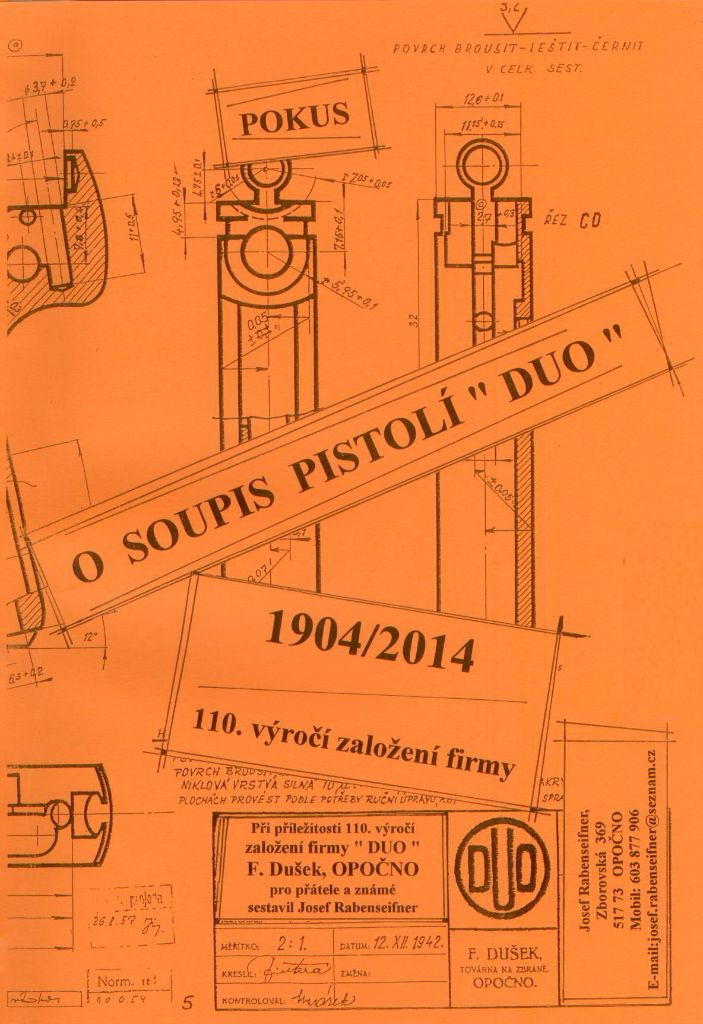 Pokus o soupis pistoli Duo A4