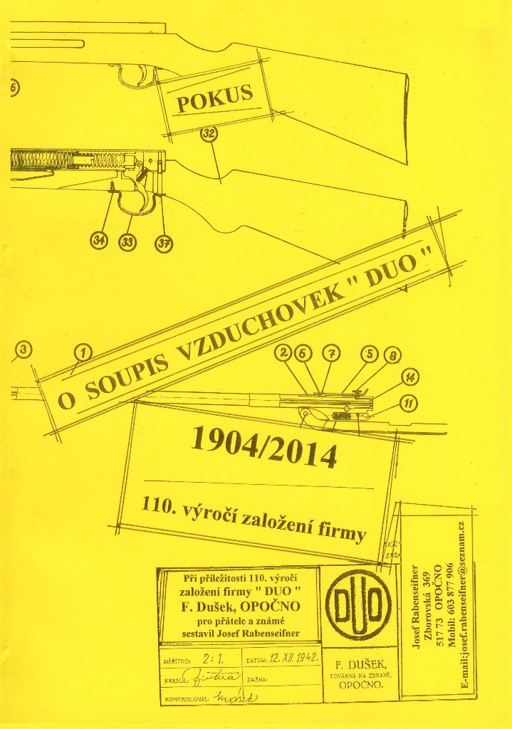 Pokus o soupis vzduchovek Duo 001